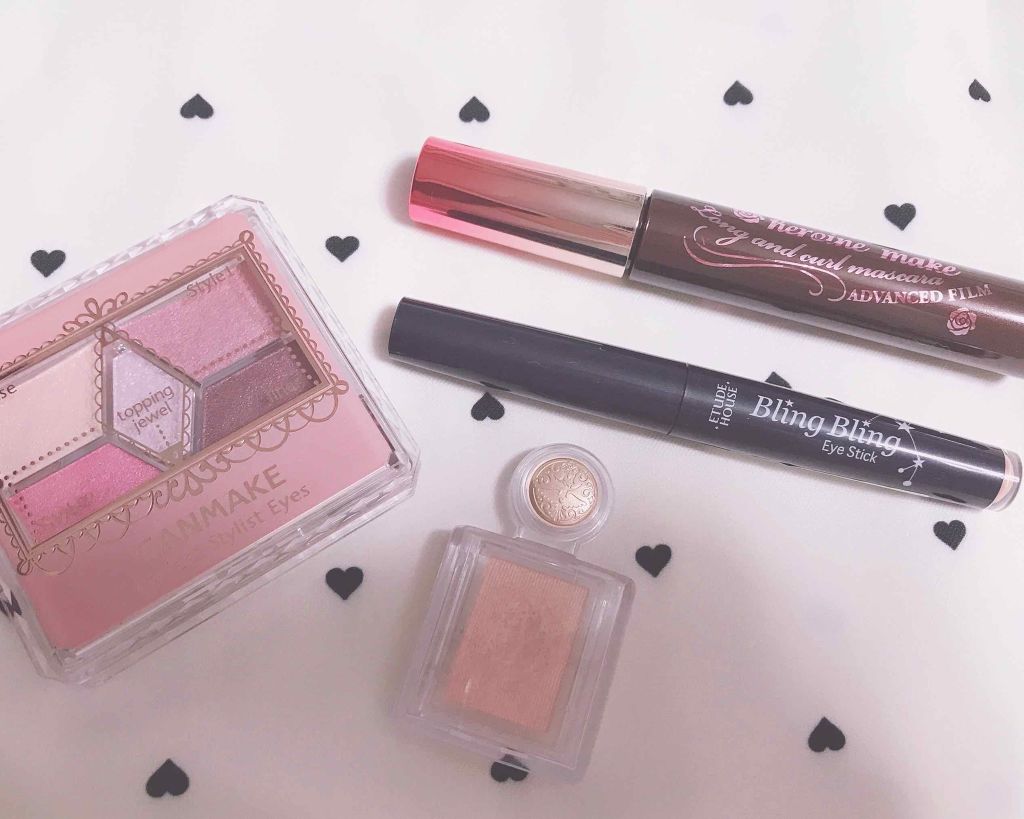 キラキラ アイシャドウ/ETUDE/スティックアイシャドウを使ったクチコミ（1枚目）