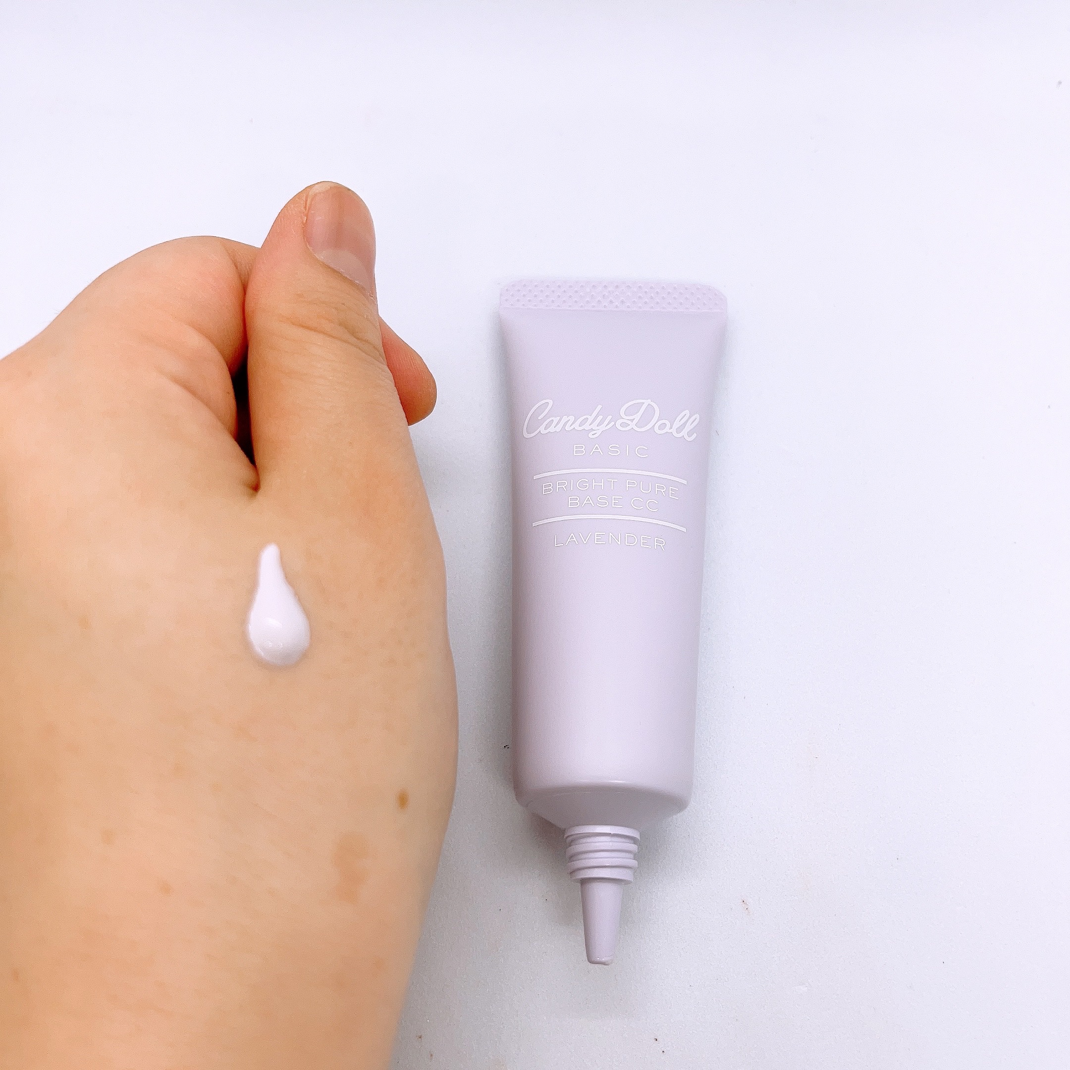 ブライトピュアベースCC ラベンダー/CandyDoll/CCクリームを使ったクチコミ（3枚目）