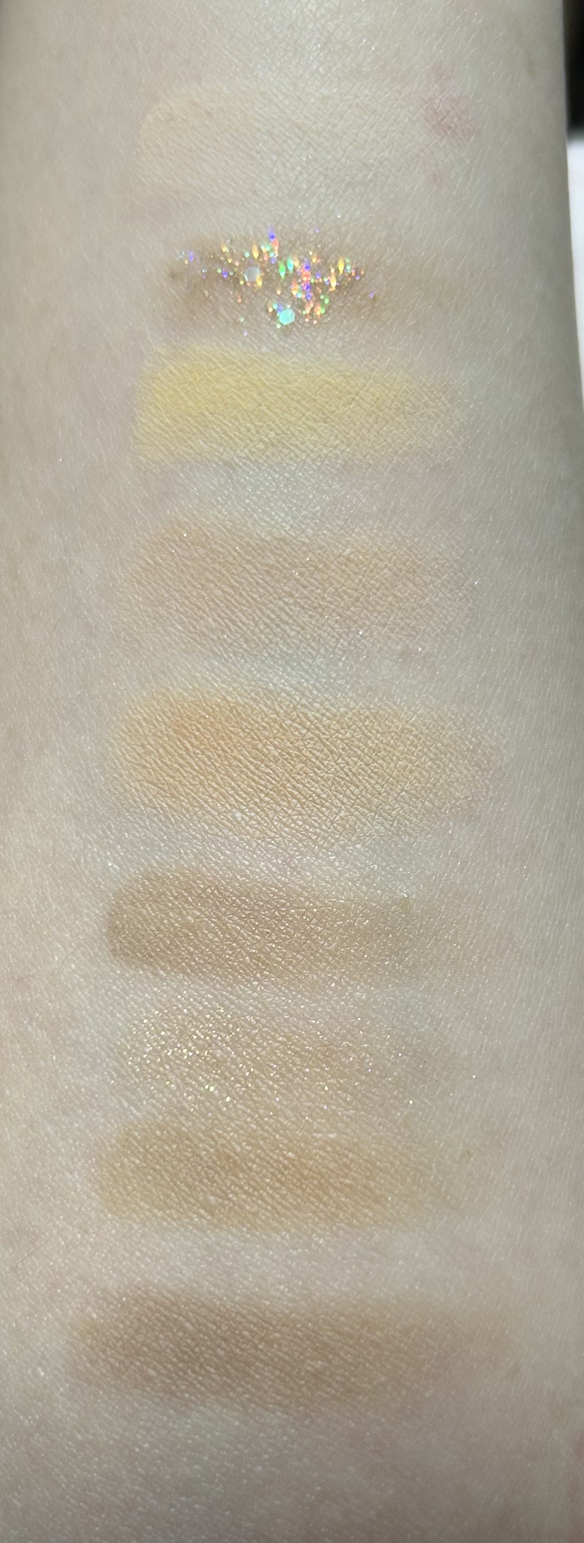 クォーツ 9色アイシャドウパレット(ドリームランドアイシャドウ) J16 アーモンドミルクティー/ZEESEA/アイシャドウパレットを使ったクチコミ（3枚目）