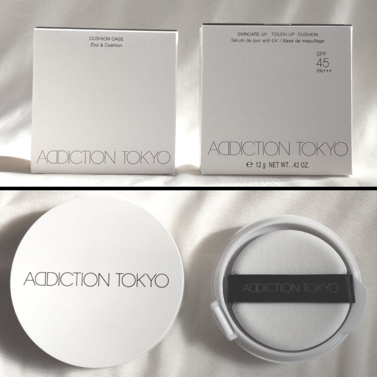 アディクション スキンケアUV タッチアップ クッション ケース/ADDICTION/クッションファンデーションを使ったクチコミ（3枚目）