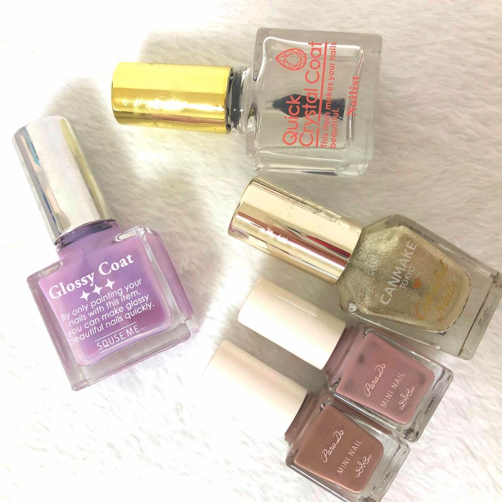 グロッシーコート/スキューズミー/オールインワンネイルを使ったクチコミ（2枚目）