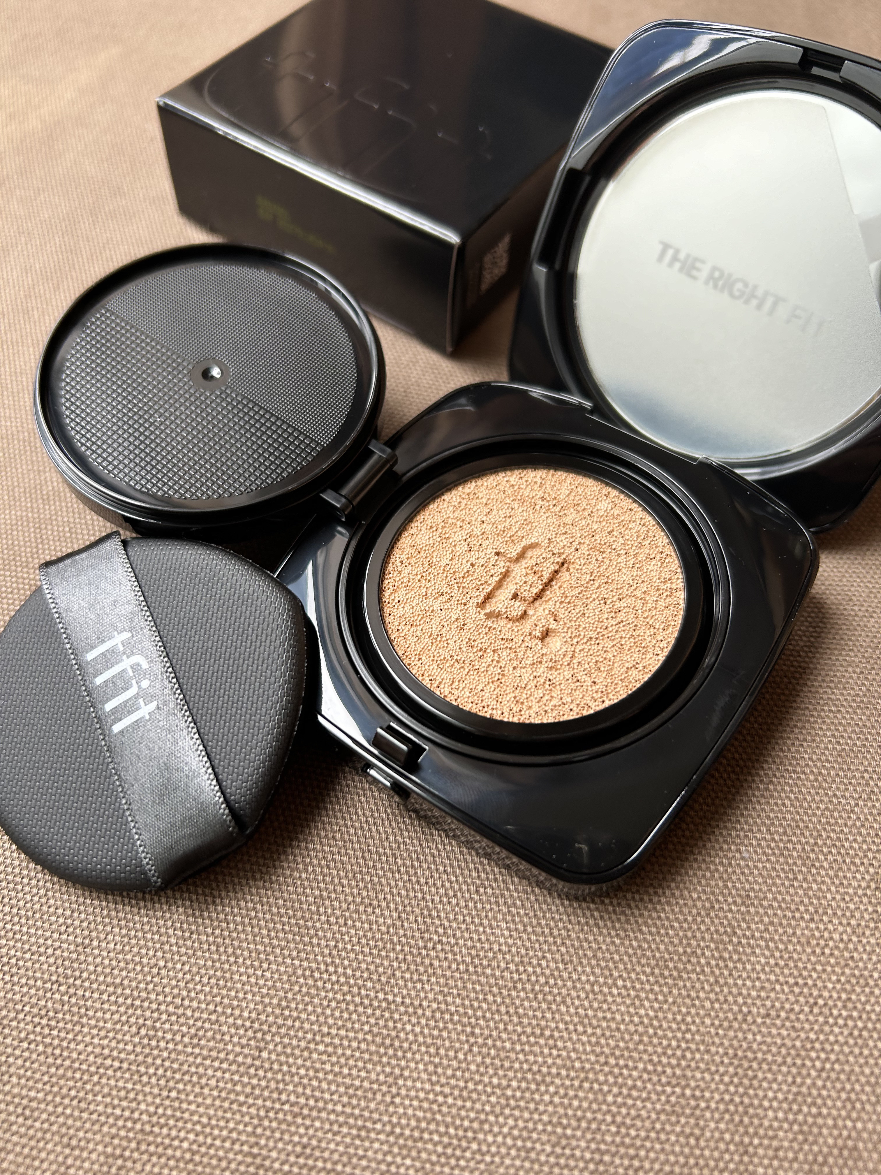 レイヤリングフィット グロークッションEX/TFIT/クッションファンデーションを使ったクチコミ（2枚目）