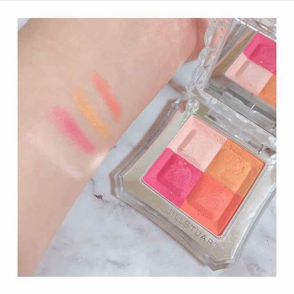 ミックスブラッシュ コンパクト N 04 candy orange/JILL STUART/パウダーチークを使ったクチコミ（2枚目）