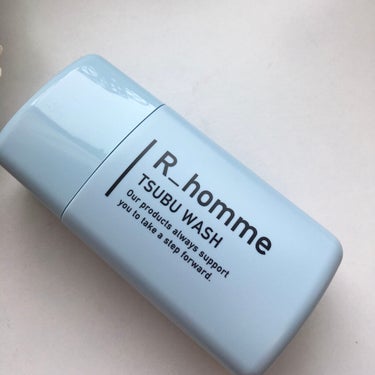 R-homme TSUBU WASHのクチコミ「頑固な毛穴の黒ずみにはこれっ！！！

R-homme
TSUBU WASH

うるおいオイルに.....」（2枚目）