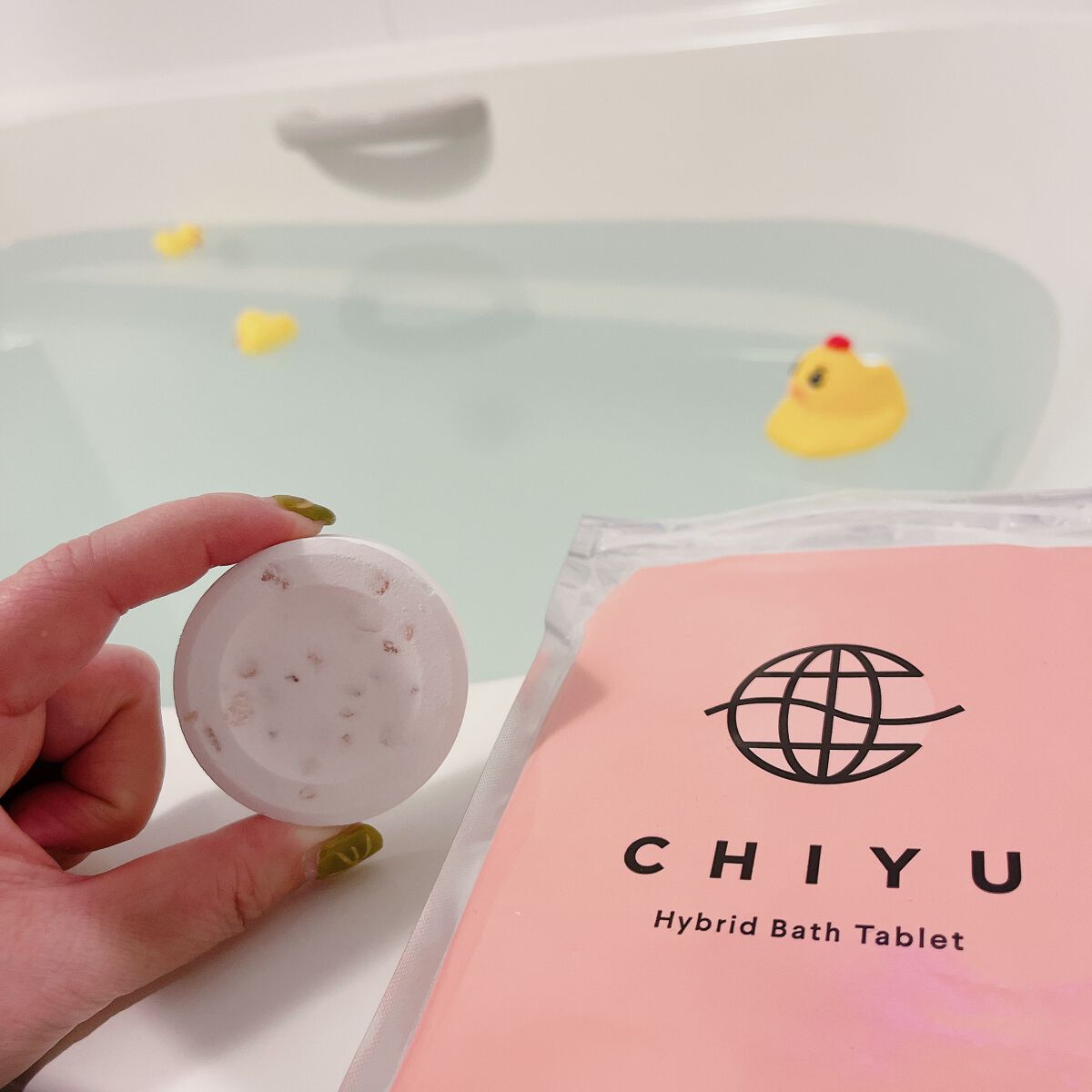 チユ ハイブリッドバスタブレット/CHIYU/無機塩系入浴剤を使ったクチコミ（3枚目）