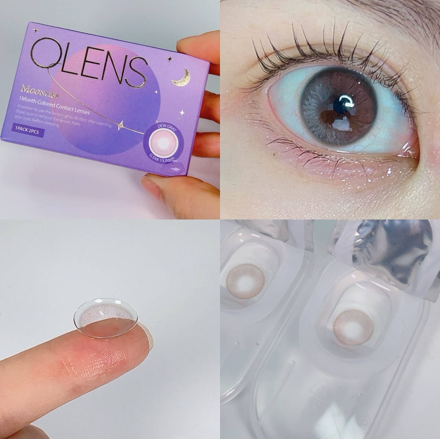 ムーンライズデュー/OLENS/１ヶ月（１MONTH）カラコンを使ったクチコミ（2枚目）