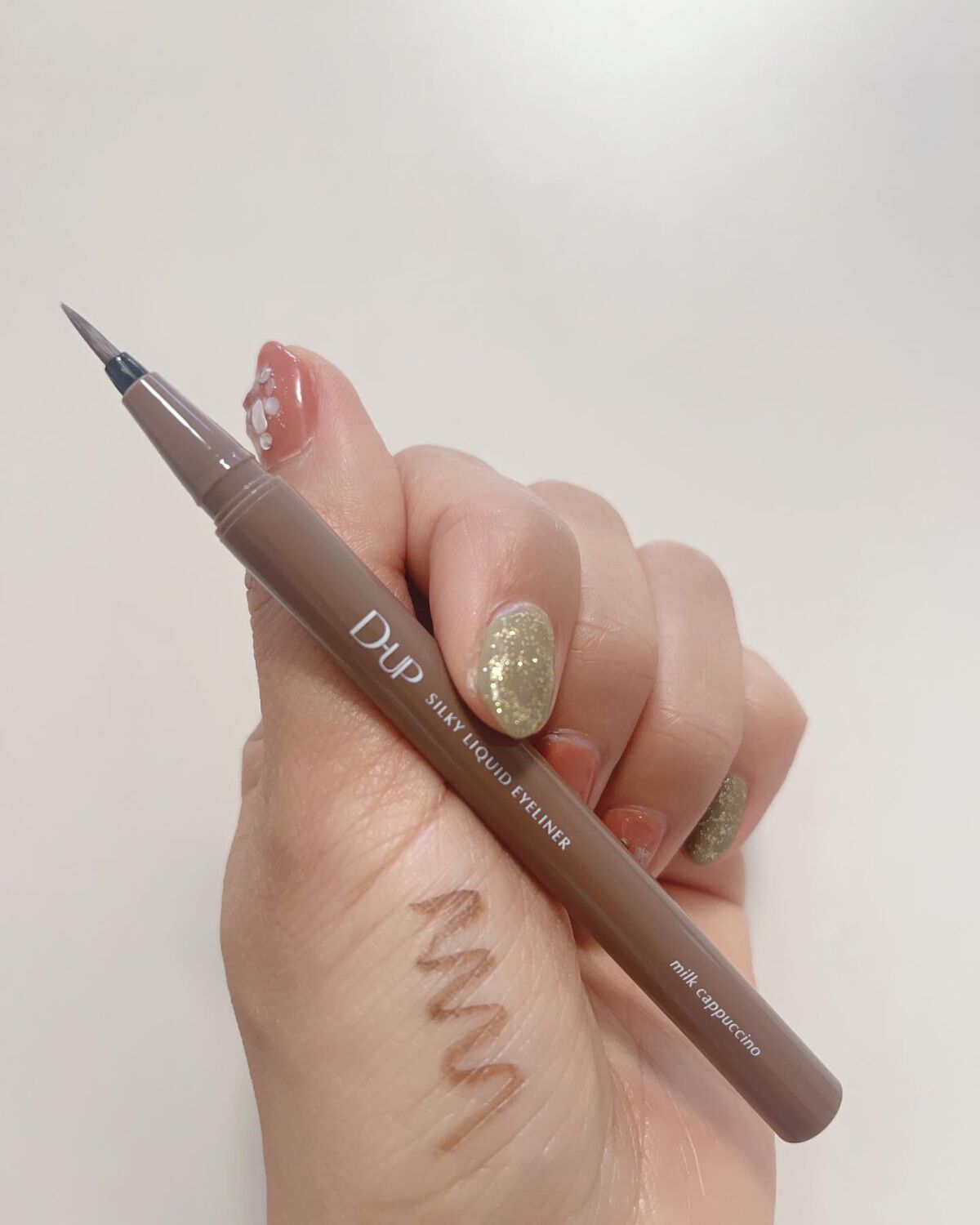 シルキーリキッドアイライナーWP ミルクカプチーノ/D-UP/リキッドアイライナーを使ったクチコミ（3枚目）