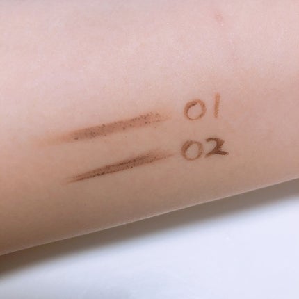 ブラシ付きアイブロウ繰り出し/CEZANNE/アイブロウペンシルを使ったクチコミ(2枚目)