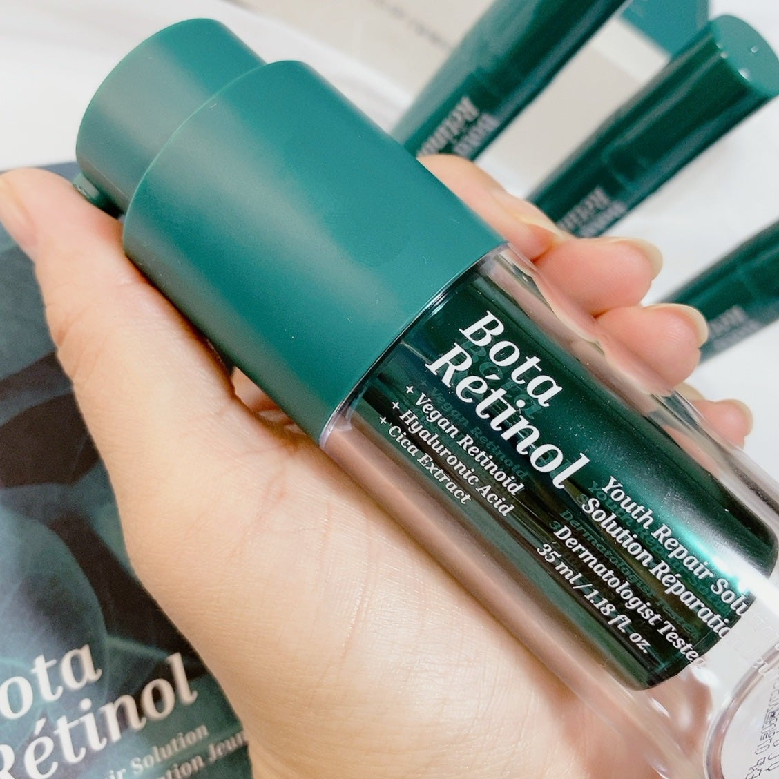 ボタレチノールユースリペアソリューションセット/ENPRANI(韓国)/美容液を使ったクチコミ(10枚目)