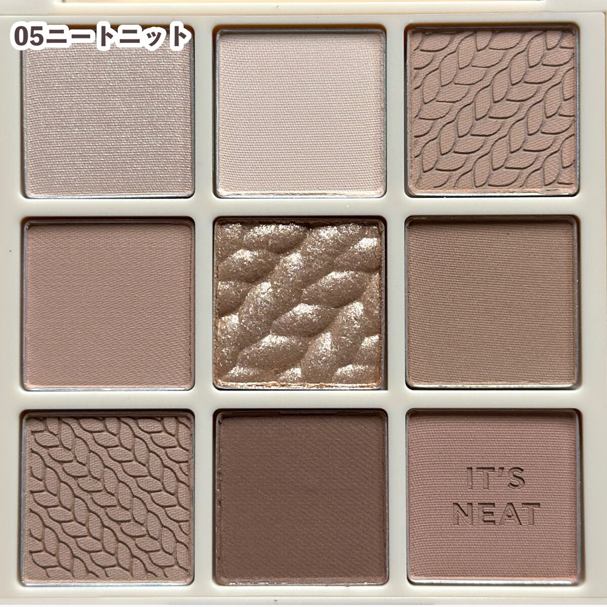 マイフェイブムードアイパレット 9カラー/HOLIKA HOLIKA/アイシャドウパレットを使ったクチコミ（3枚目）