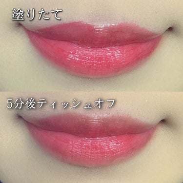 フォーエヴァージューシー オイルルージュ ティント 01 forbidden fruit/JILL STUART/口紅を使ったクチコミ（2枚目）