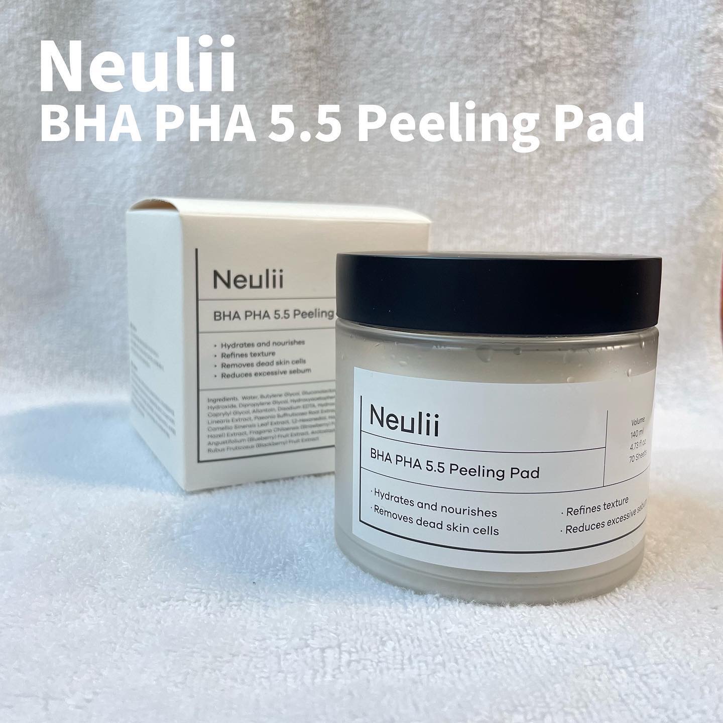 BHA PHA 5.5 ピーリングパッド/Neulii/トナーパッドを使ったクチコミ（1枚目）