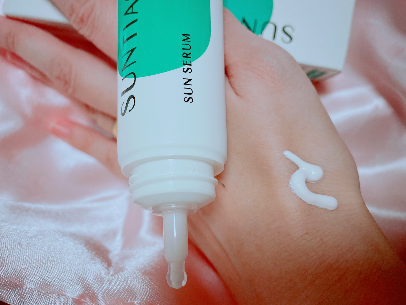 サンティエイジングゴルフサンセラム/ラプコス/日焼け止めミルクを使ったクチコミ(2枚目)