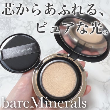 オリジナル ピュア セラム カバーアップ クッション フェア 01/bareMinerals/クッションファンデーションを使ったクチコミ（1枚目）