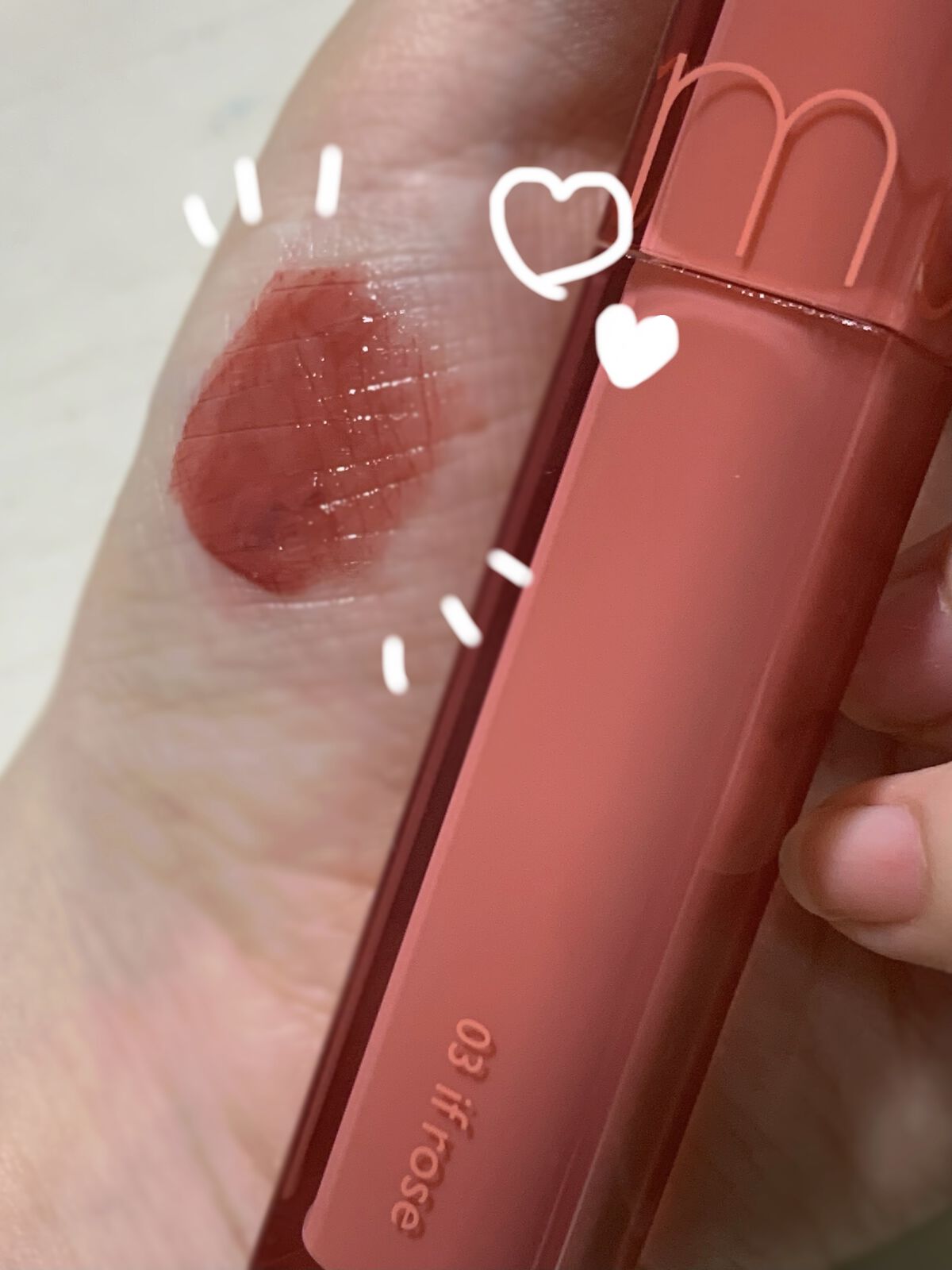 デュイフルウォーターティント/rom&nd/リップティントを使ったクチコミ（1枚目）