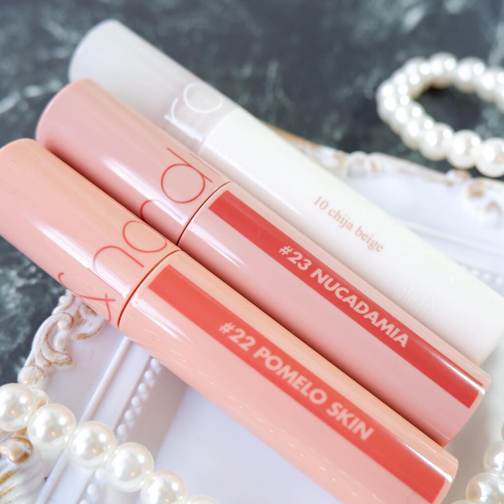 ジューシーラスティングティント/rom&nd/リップティントを使ったクチコミ（2枚目）