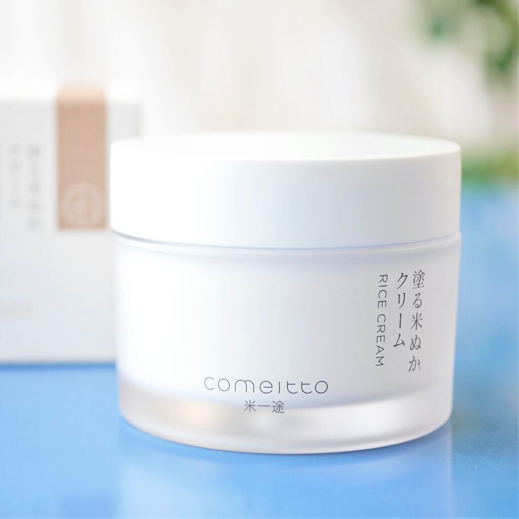 塗る米ぬかクリーム/米一途/フェイスクリームを使ったクチコミ(1枚目)