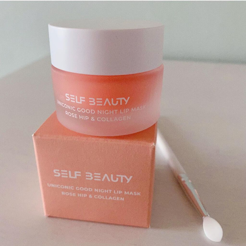 ユニコーングッドナイトリップマスク ローズヒップ&コラーゲン/SELF BEAUTY/リップマスクを使ったクチコミ(4枚目)