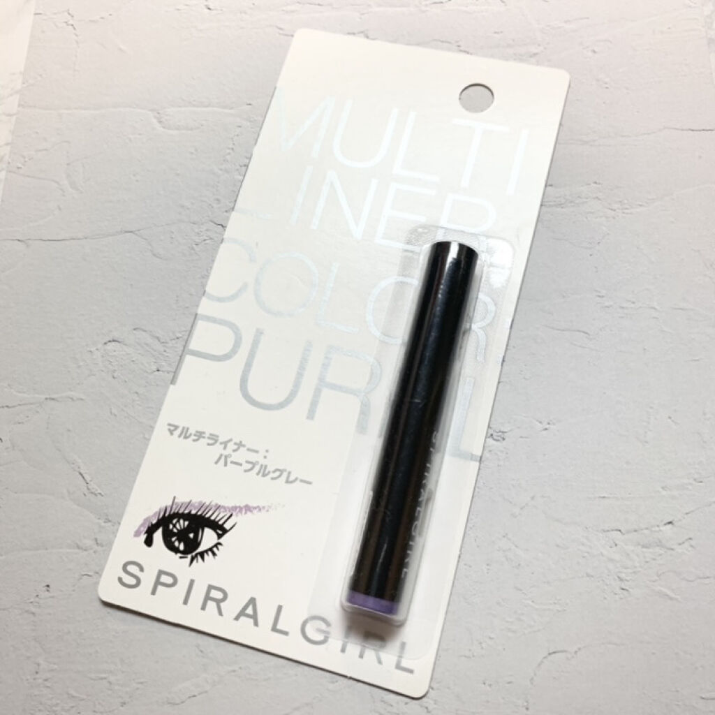 SPIRAL GIRL マルチライナー/DAISO/スティックアイシャドウを使ったクチコミ（2枚目）