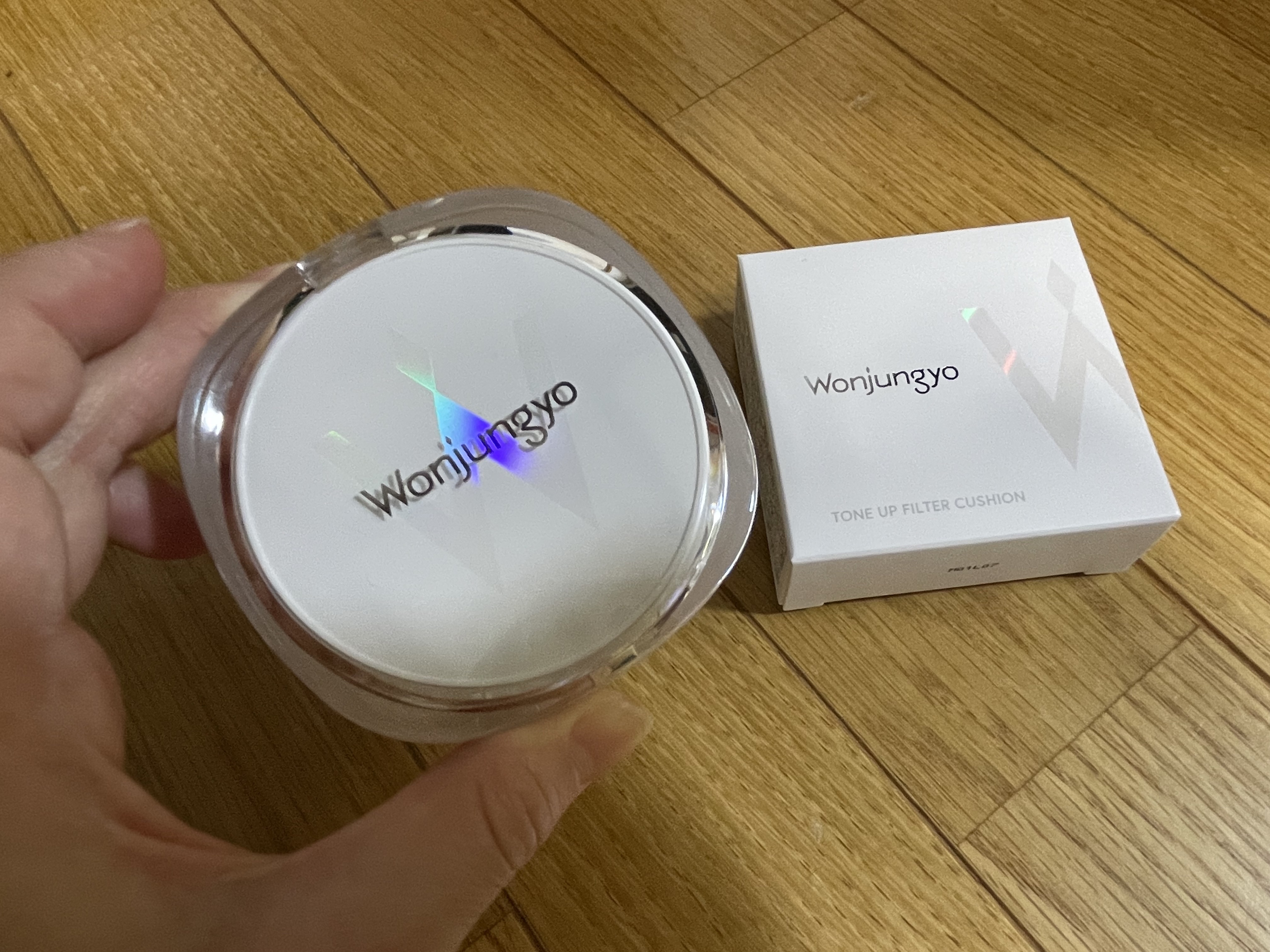 ウォンジョンヨ　トーンアップ　フィルタークッション/Wonjungyo/クッションファンデーションを使ったクチコミ（1枚目）