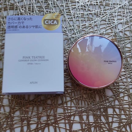 ピンクティーツリーカバーアップグロウクッション/APLIN/クッションファンデーションを使ったクチコミ(2枚目)