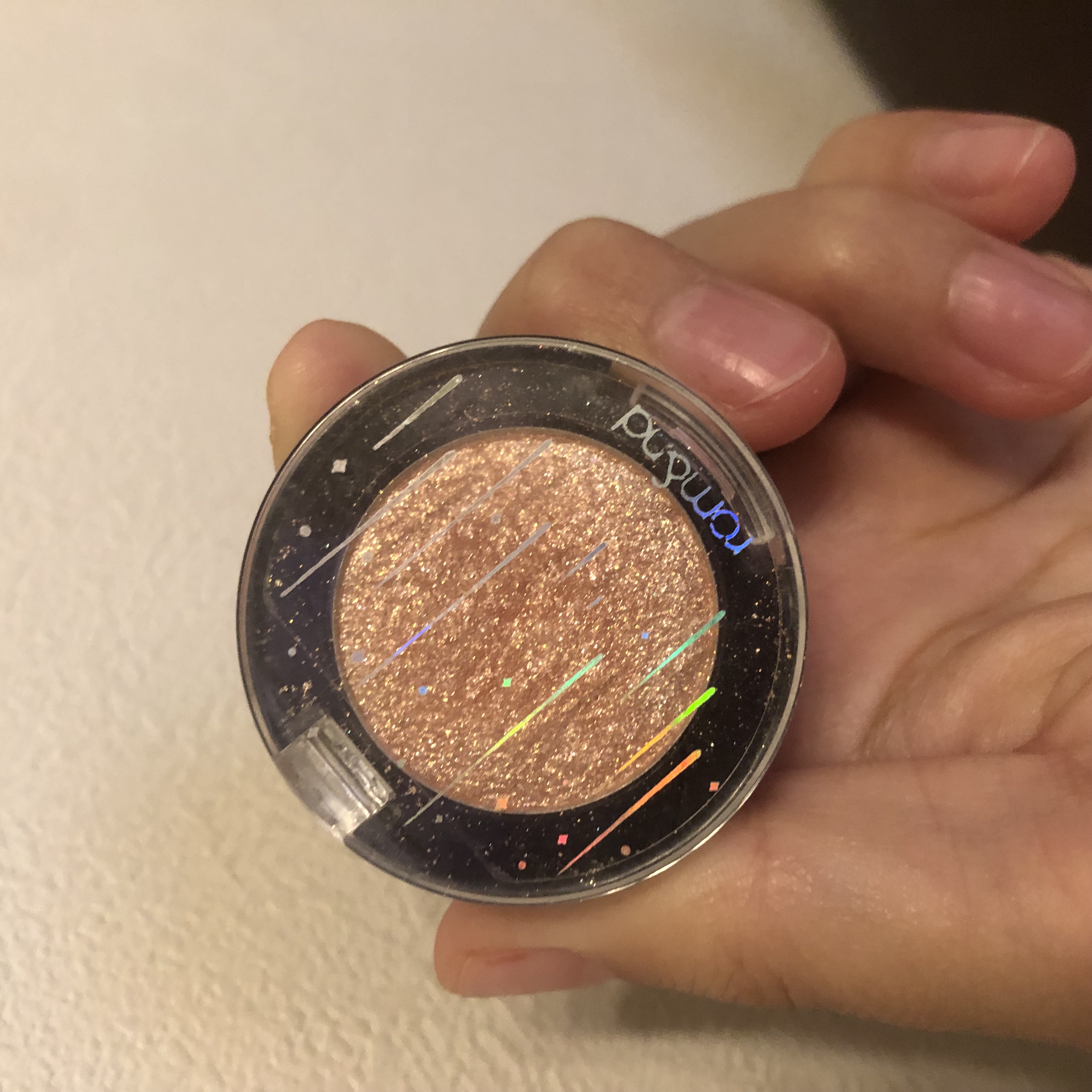 グリッター シャドウ カラー/rom&nd/グリッターを使ったクチコミ（1枚目）