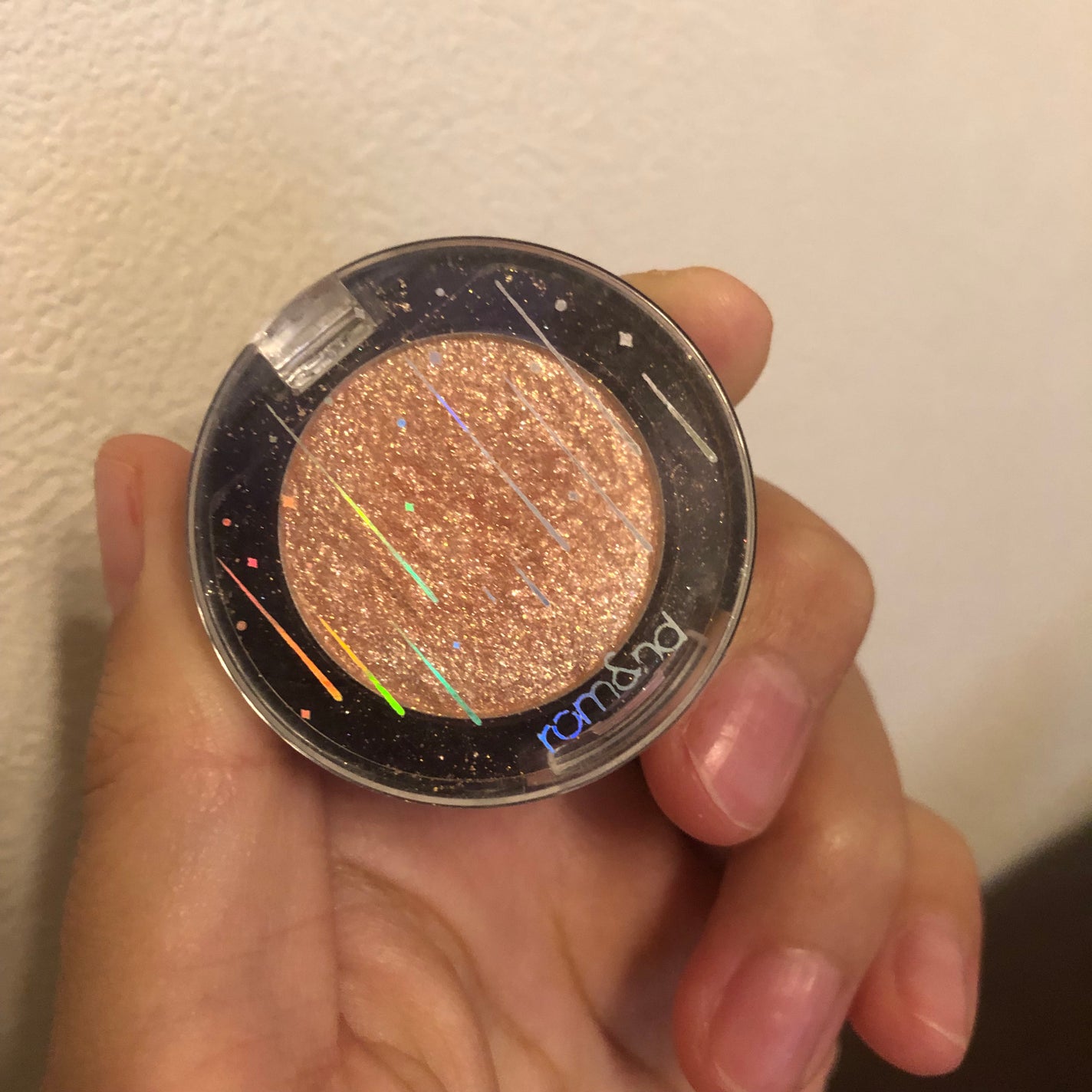 グリッター シャドウ カラー/rom&nd/グリッターを使ったクチコミ(1枚目)