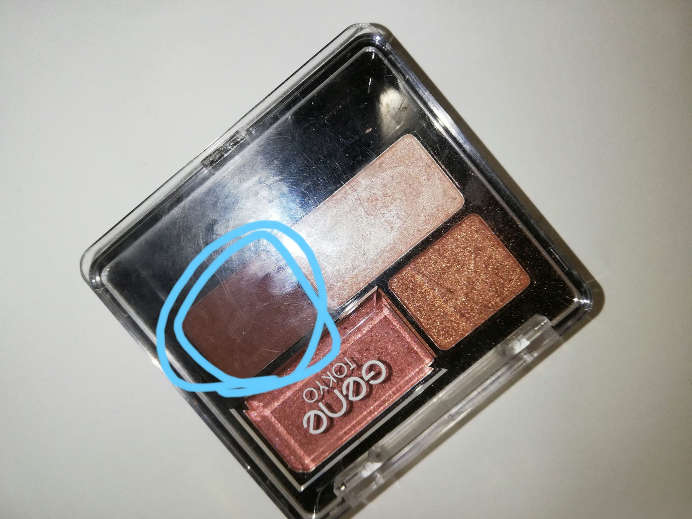 リラクシーアイシャドウ/GENE TOKYO/アイシャドウパレットを使ったクチコミ(3枚目)