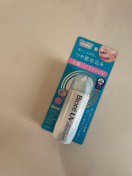 ビオレUV アクアリッチ アクアハイライトローション(水層ハイライトUV)/ビオレ/日焼け止めローションを使ったクチコミ(2枚目)