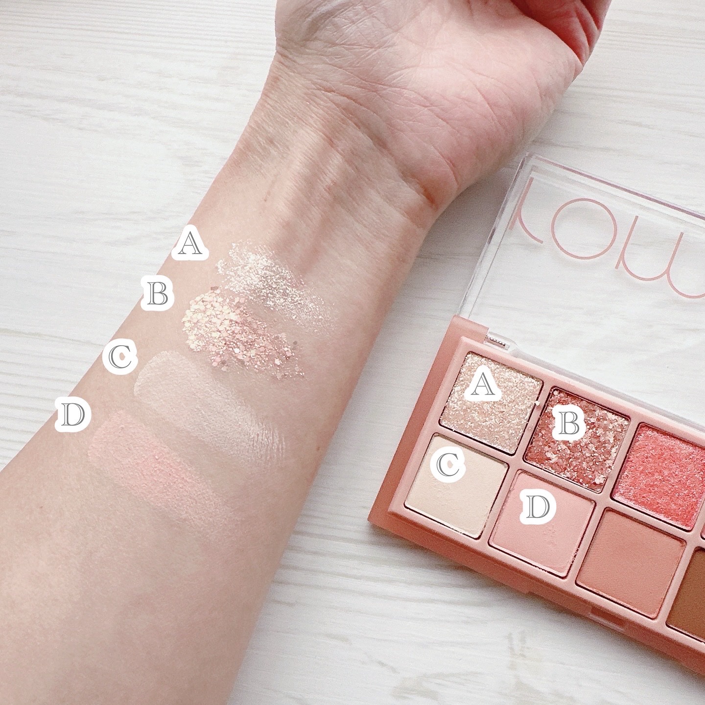 ベターザンパレット 01 パンパスガーデン(PAMPAS GARDEN)/rom&nd/アイシャドウパレットを使ったクチコミ（3枚目）