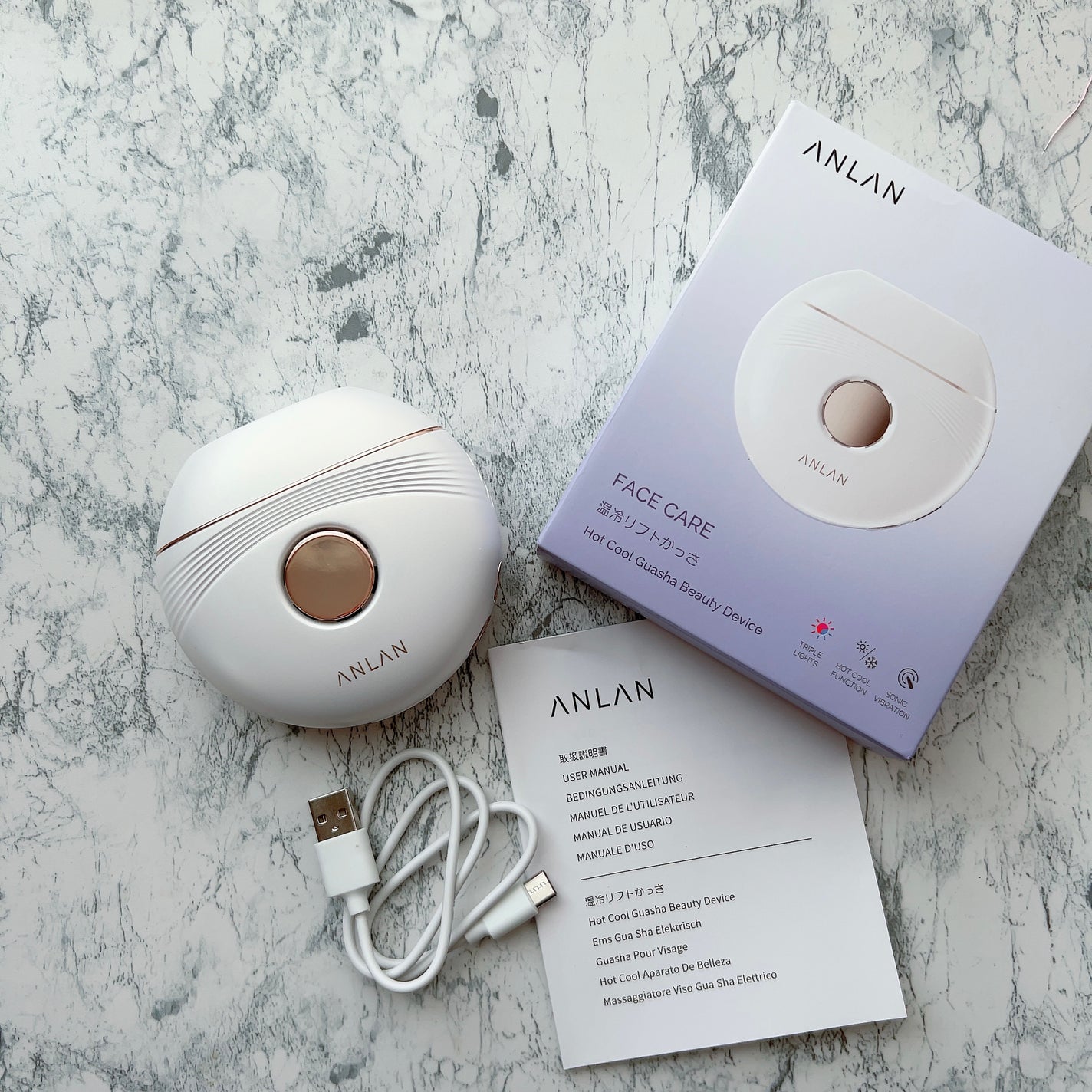 温冷リフトかっさ/ANLAN/美顔器・マッサージを使ったクチコミ(2枚目)