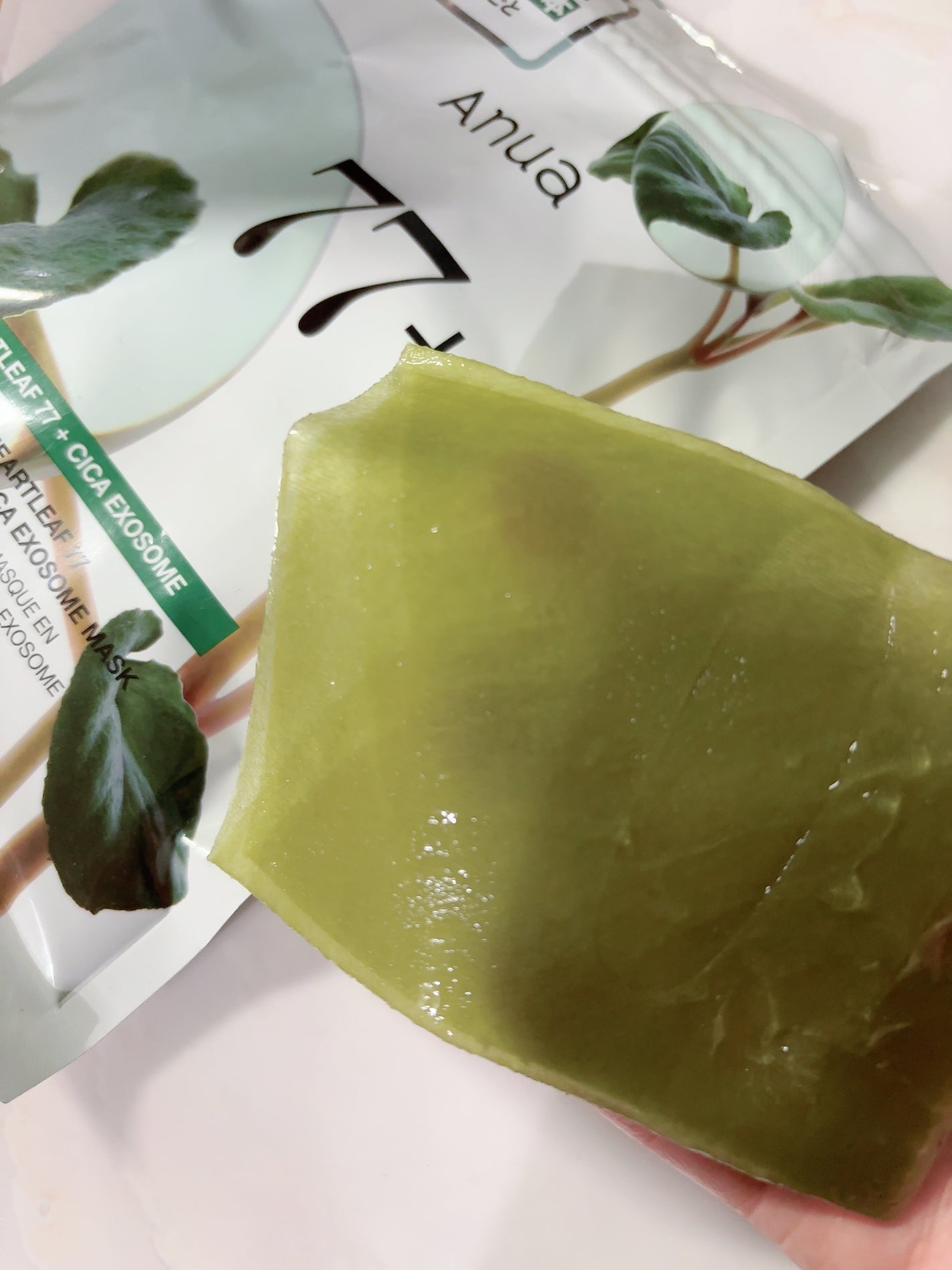 HEARTLEAF 77 SOOTHING TONER CICA EXOSOME MASK/Anua/シートマスク・パックを使ったクチコミ(4枚目)