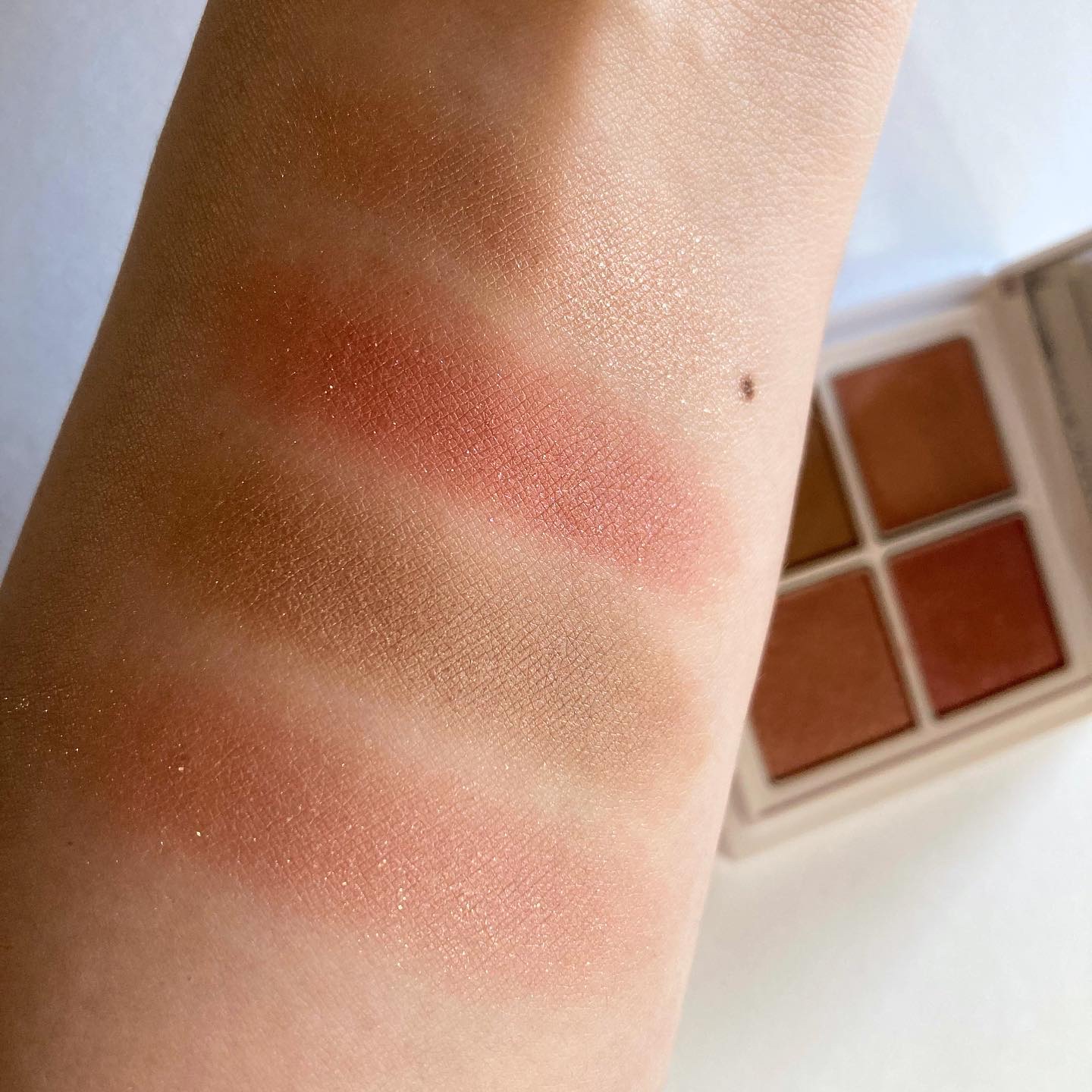 ミネラルマルチアイパレット 02 アトモスフェリックブラウン/SUIKO HATSUCURE/マルチパレットを使ったクチコミ（3枚目）