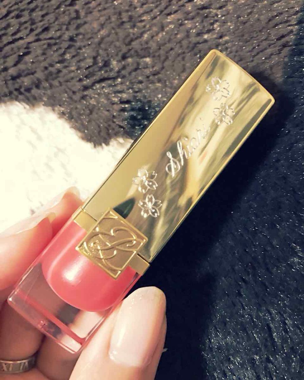 ピュア カラー クリスタル シアー リップスティック/ESTEE LAUDER/口紅を使ったクチコミ（1枚目）