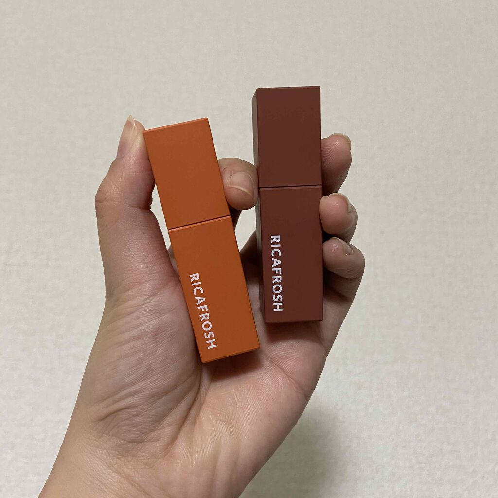 ジューシーリブティント/RICAFROSH/リップティントを使ったクチコミ（3枚目）