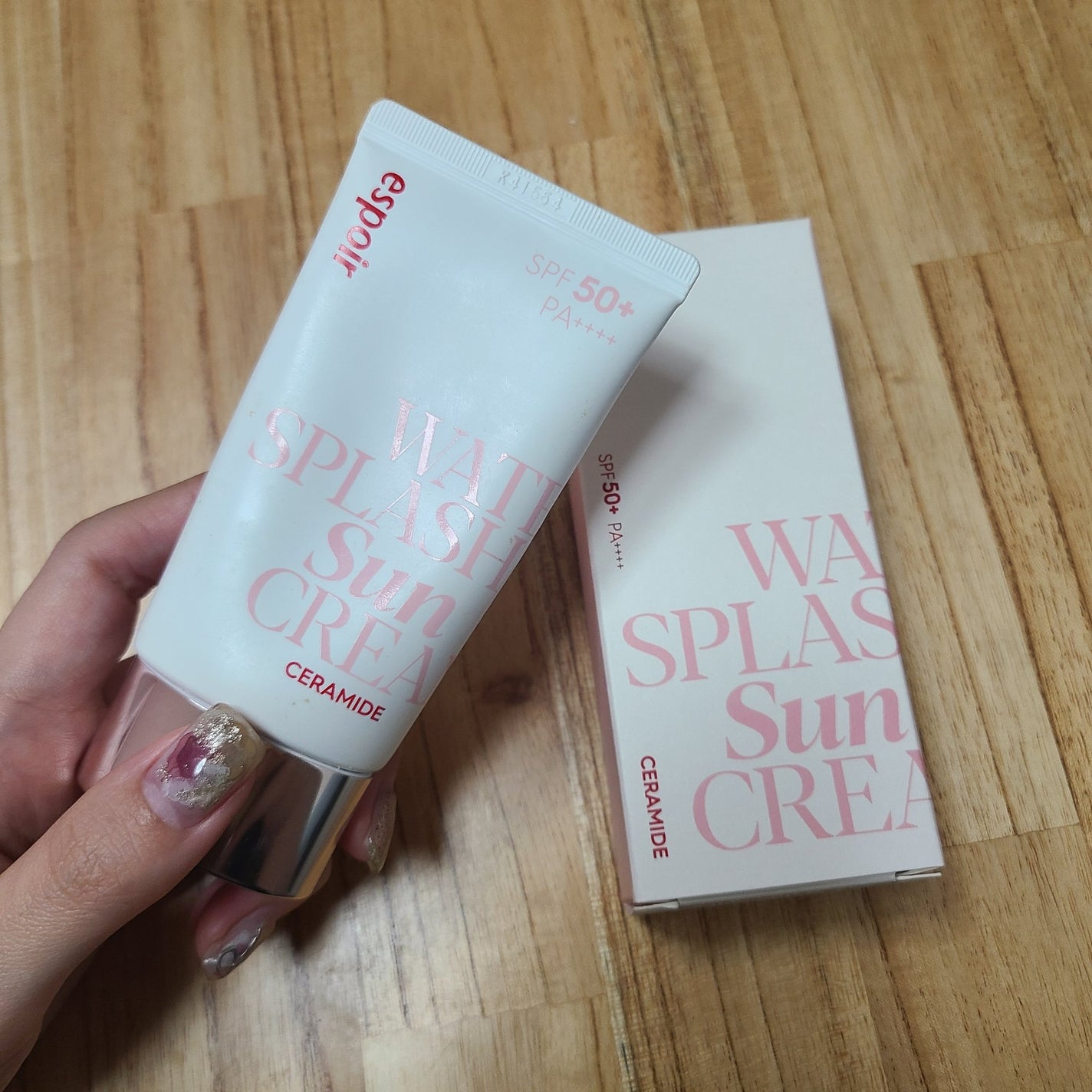 ウォータースプラッシュサンクリーム セラミド/espoir/日焼け止めクリームを使ったクチコミ(2枚目)