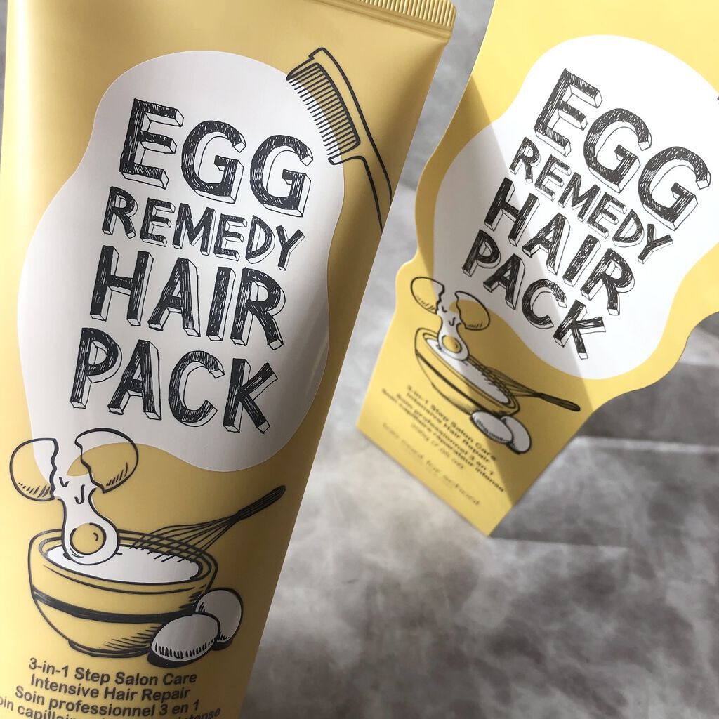 エッグレミディヘアパック/too cool for school/ヘアマスク・ヘアパックを使ったクチコミ（1枚目）