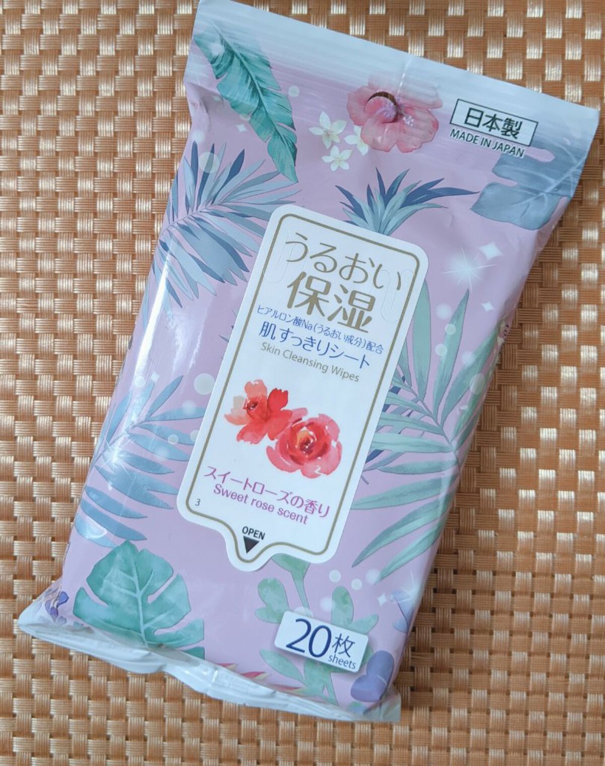 肌すっきりシート スイートローズの香り/DAISO/ボディシートを使ったクチコミ（3枚目）