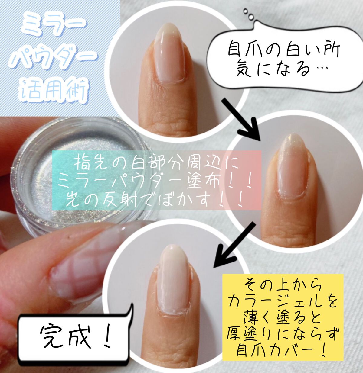 ねこしゃん on LIPS 「🌷🌷春に可愛いパステルカラーネイル🌷🌷春の散歩、ピクニック、デ..」(7枚目)