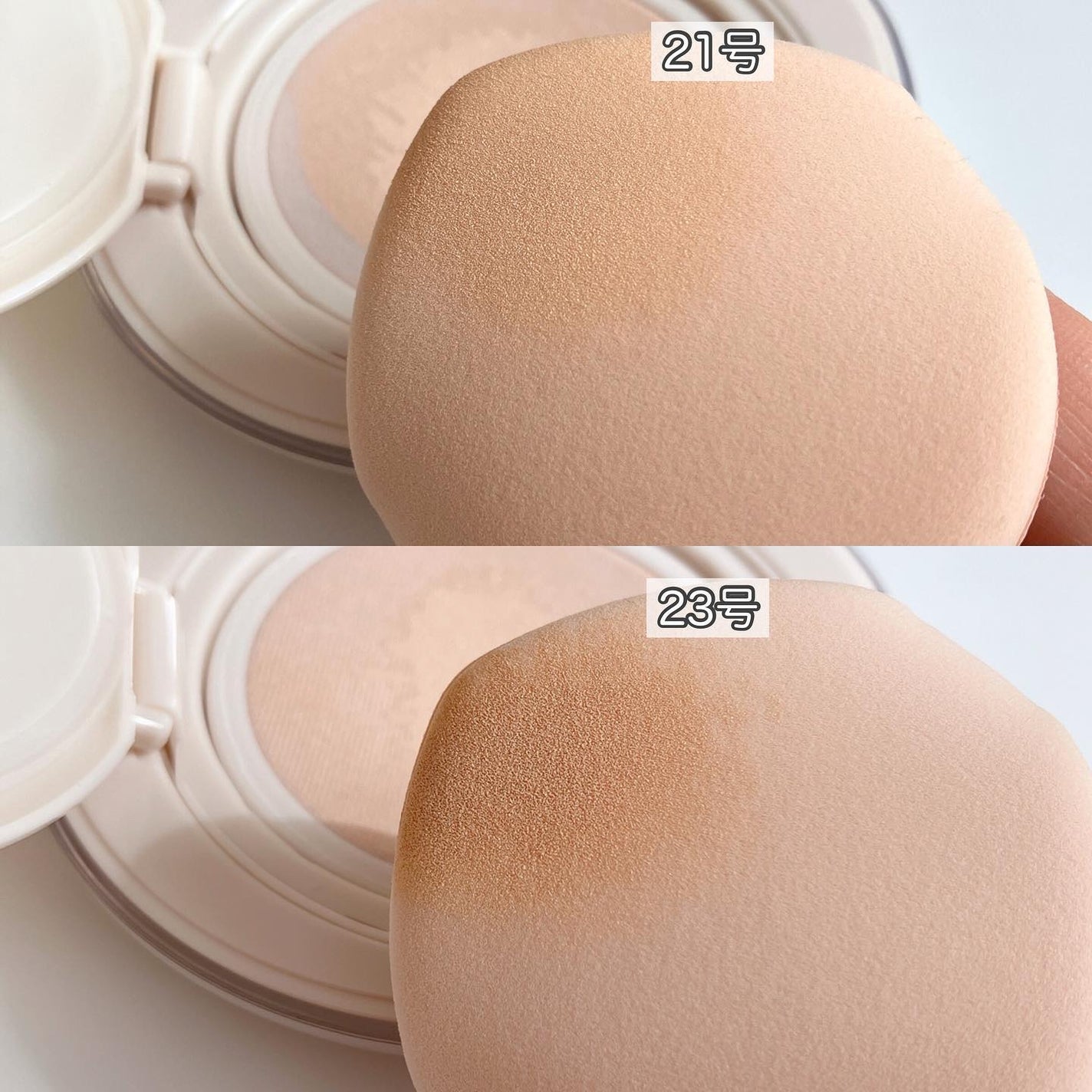 ブリージンググロークッション/Healus/クッションファンデーションを使ったクチコミ(8枚目)