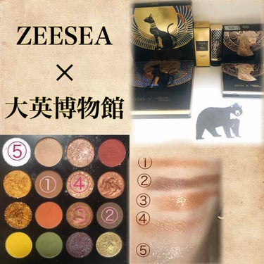 大英博物館 エジプトシリーズ アイシャドウパレット/ZEESEA/アイシャドウパレットを使ったクチコミ（1枚目）