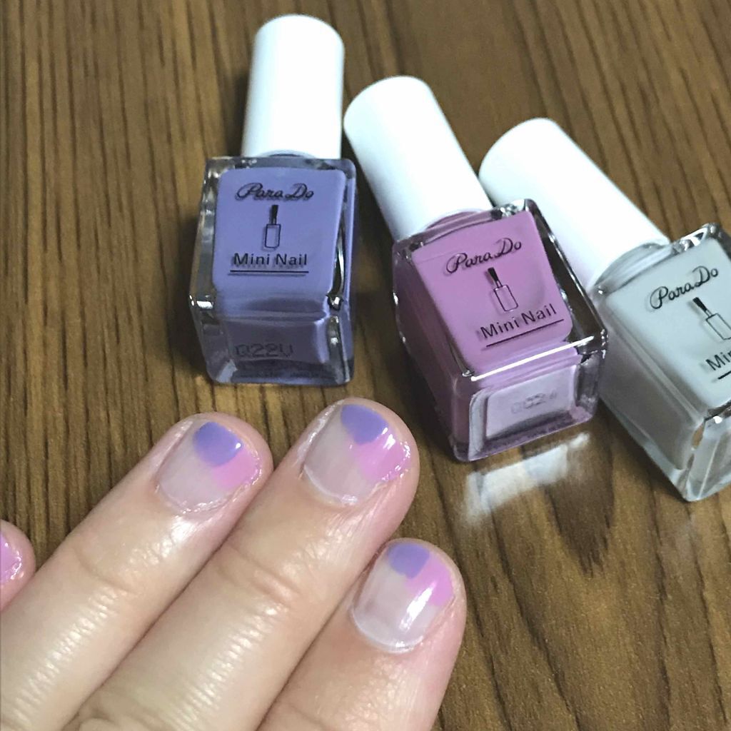 ミニネイル/パラドゥ/マニキュアを使ったクチコミ(1枚目)