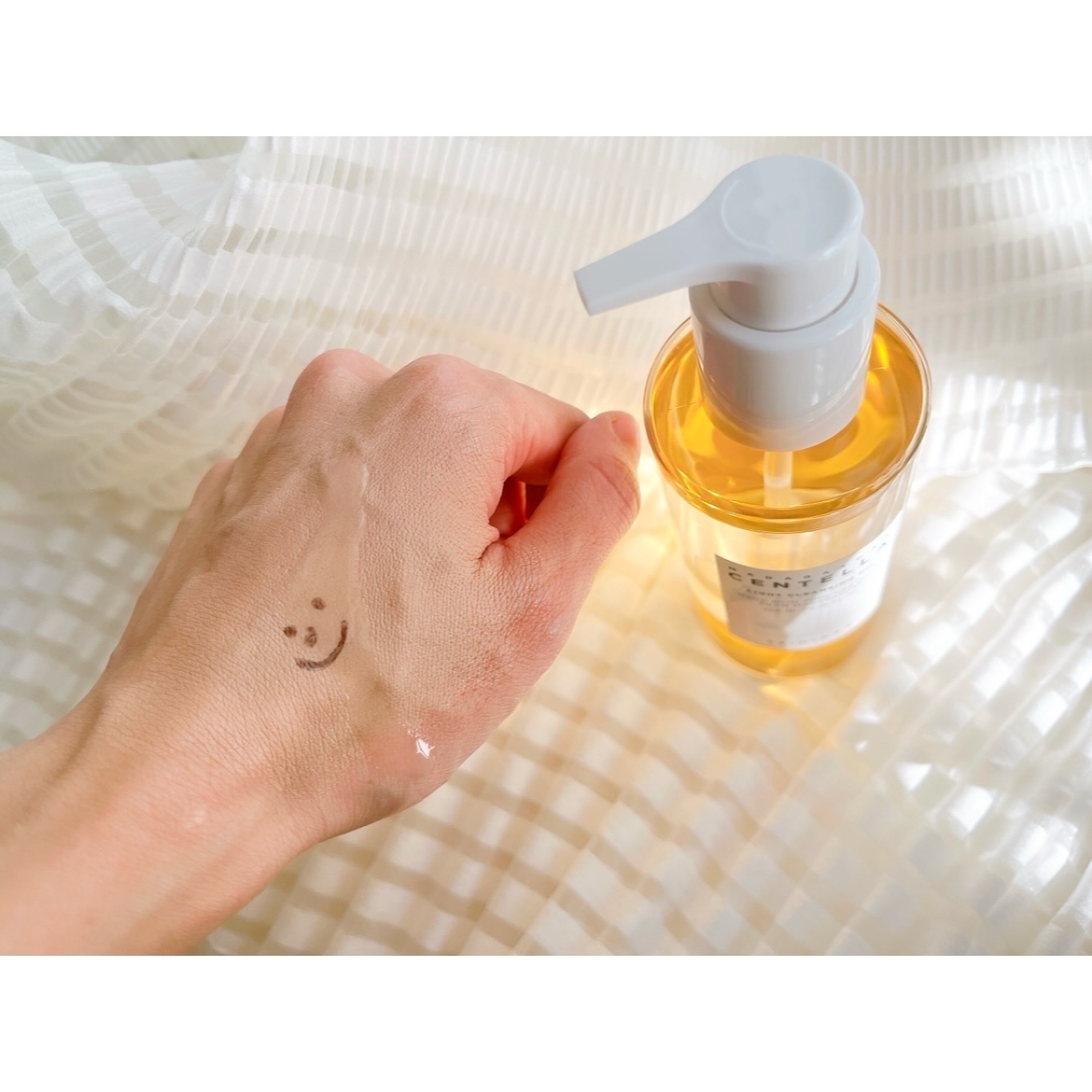 センテラ ライトクレンジングオイル/SKIN1004/オイルクレンジングを使ったクチコミ（3枚目）