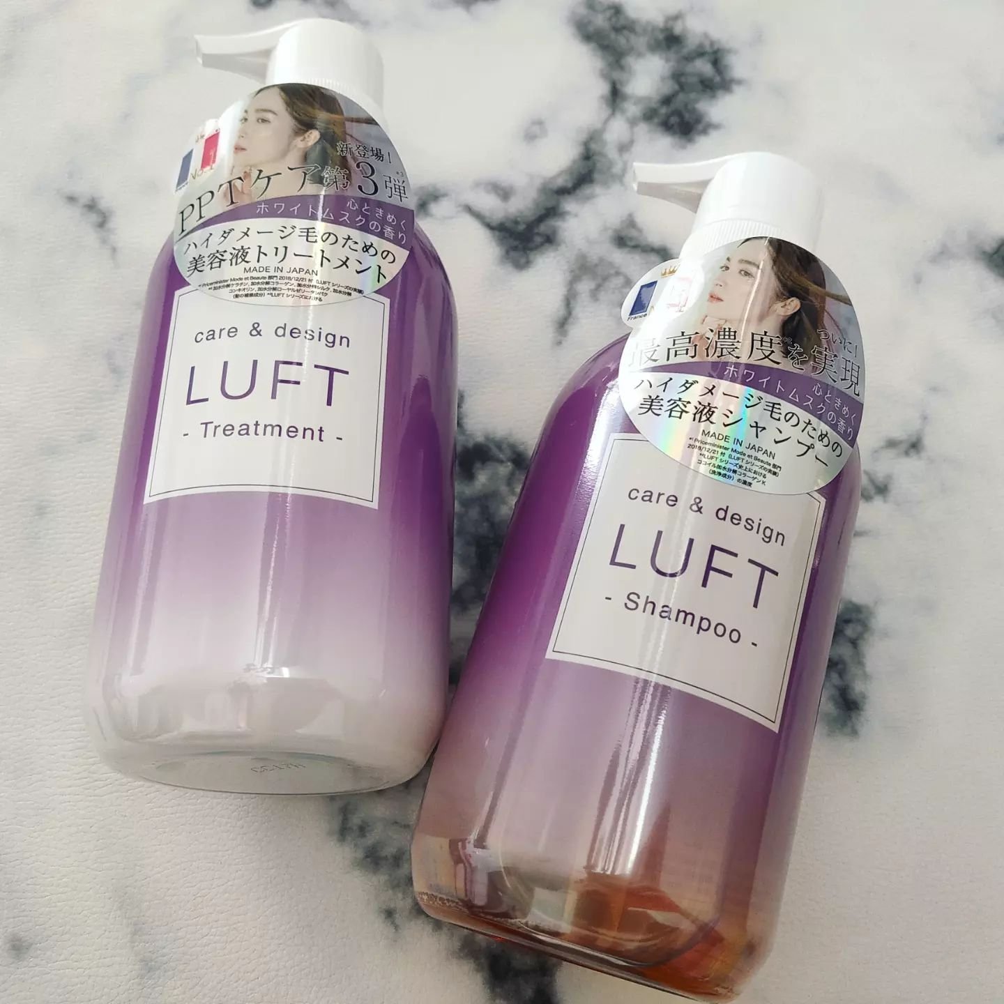 ケア＆デザインシャンプーD／トリートメントD シャンプー 500ml/LUFT/市販シャンプーを使ったクチコミ（2枚目）