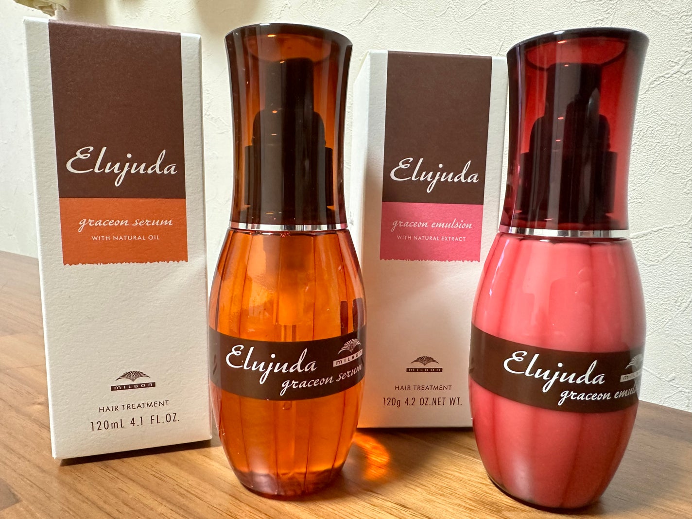 グレイスオン エマルジョン/エルジューダ/ヘアミルクを使ったクチコミ(1枚目)