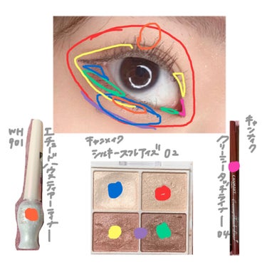 シルキースフレアイズ/キャンメイク/アイシャドウパレットを使ったクチコミ（3枚目）