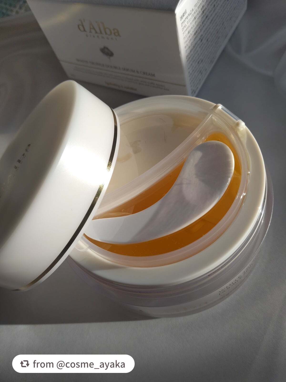 ホワイトトリュフダブルセラムアンドクリーム/ダルバ/フェイスクリームを使ったクチコミ(2枚目)