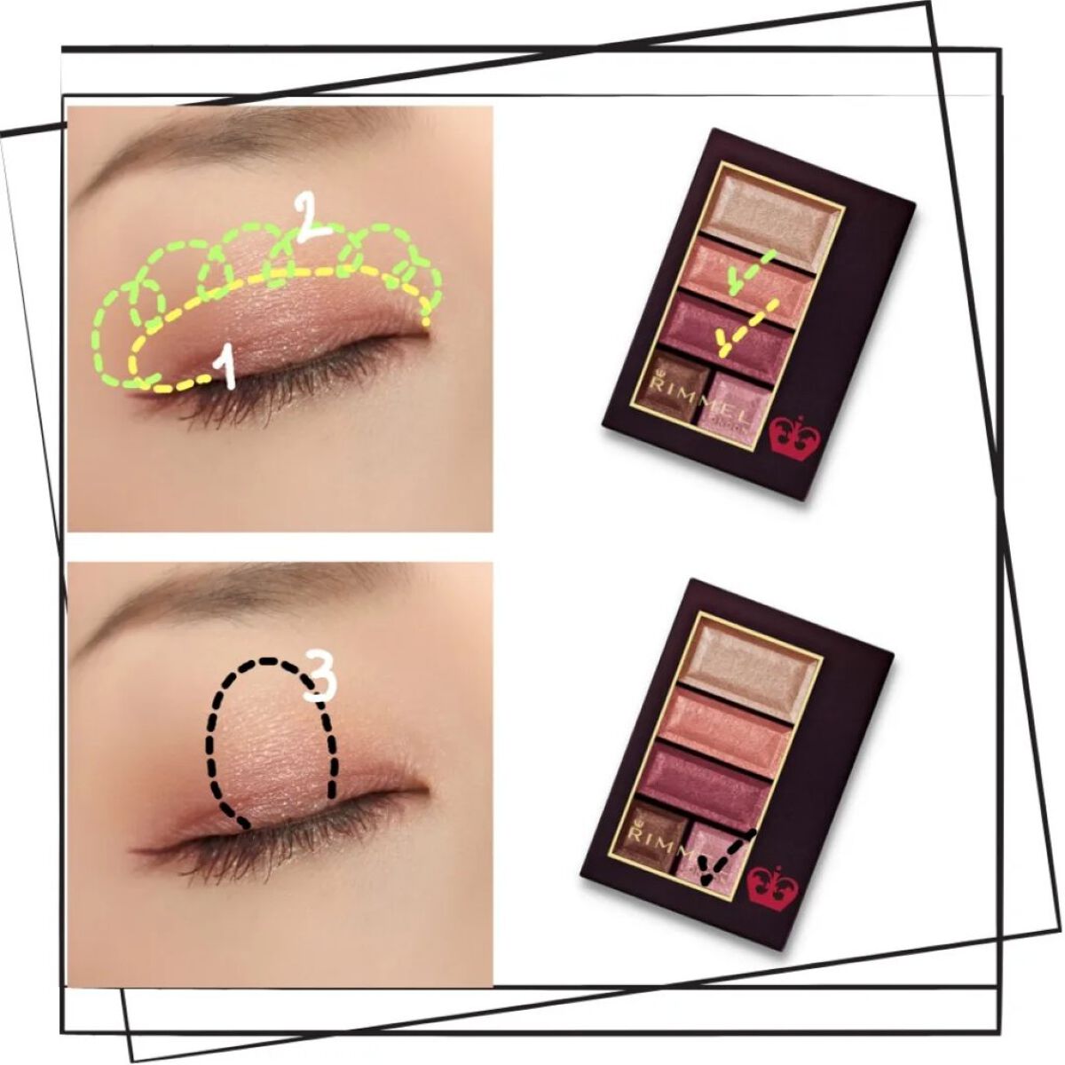 ショコラスウィート アイズ/リンメル ロンドン/アイシャドウパレットを使ったクチコミ（3枚目）