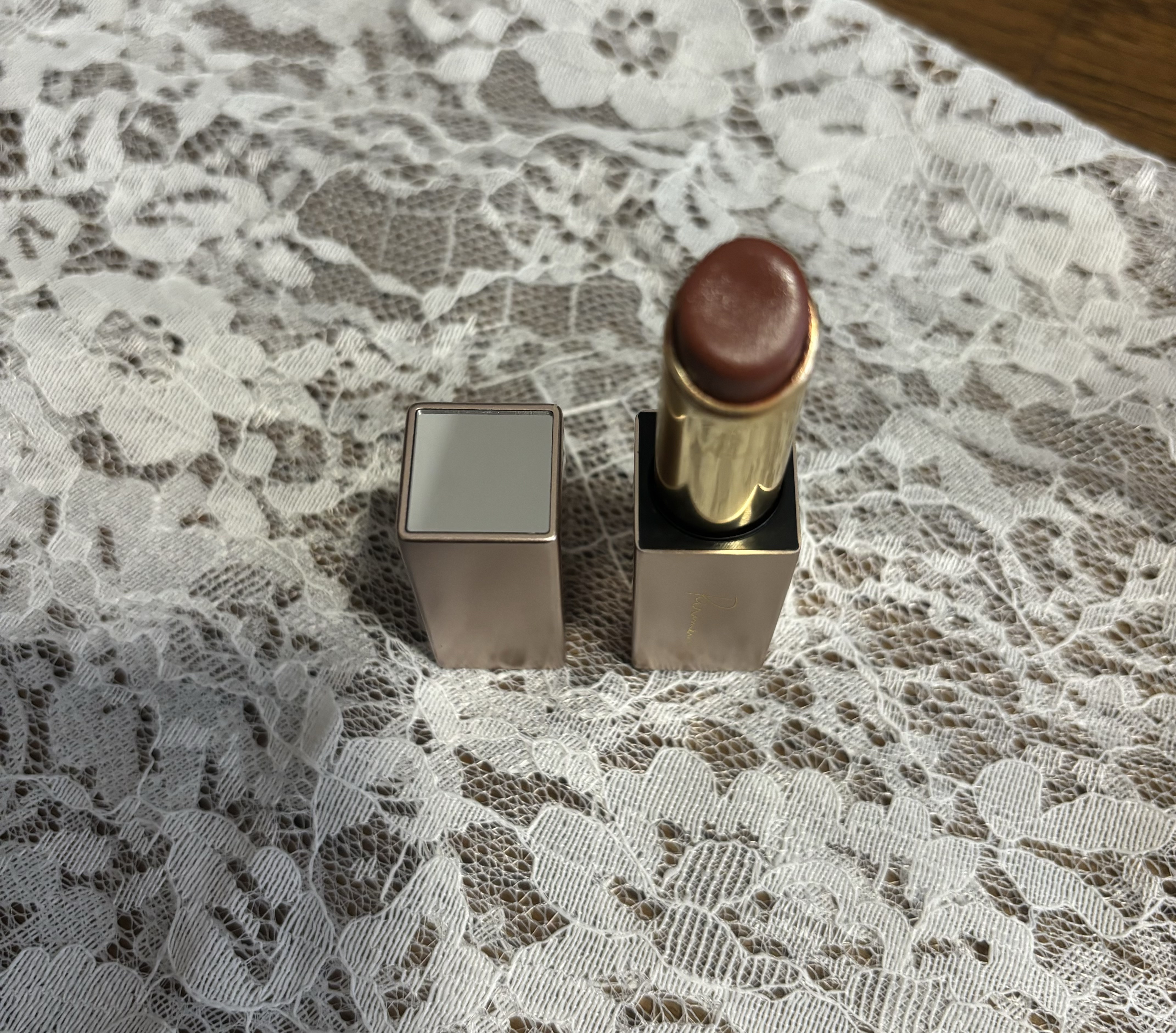 リリミュウ バタールージュ 04 ベアオレンジ/Ririmew/口紅を使ったクチコミ（2枚目）