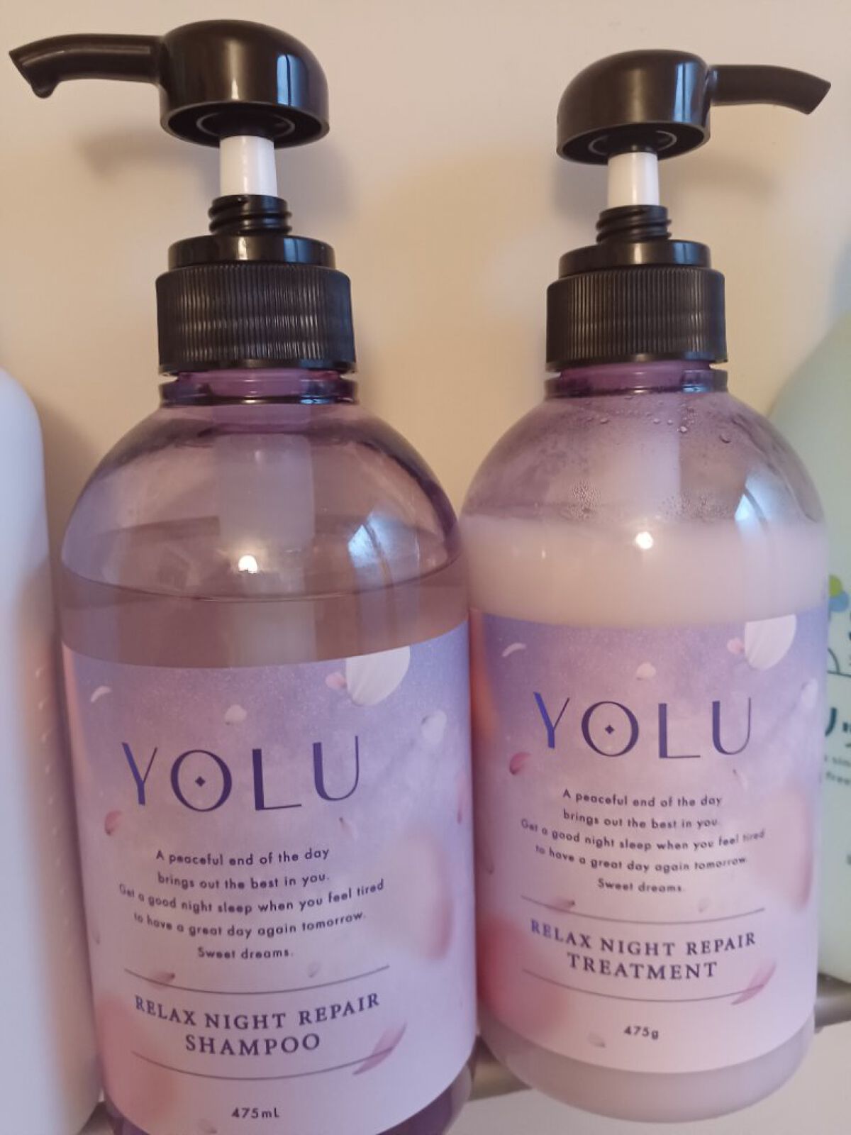 サクラ リラックスナイトリペアシャンプー／トリートメント シャンプー/YOLU/市販シャンプーを使ったクチコミ（1枚目）